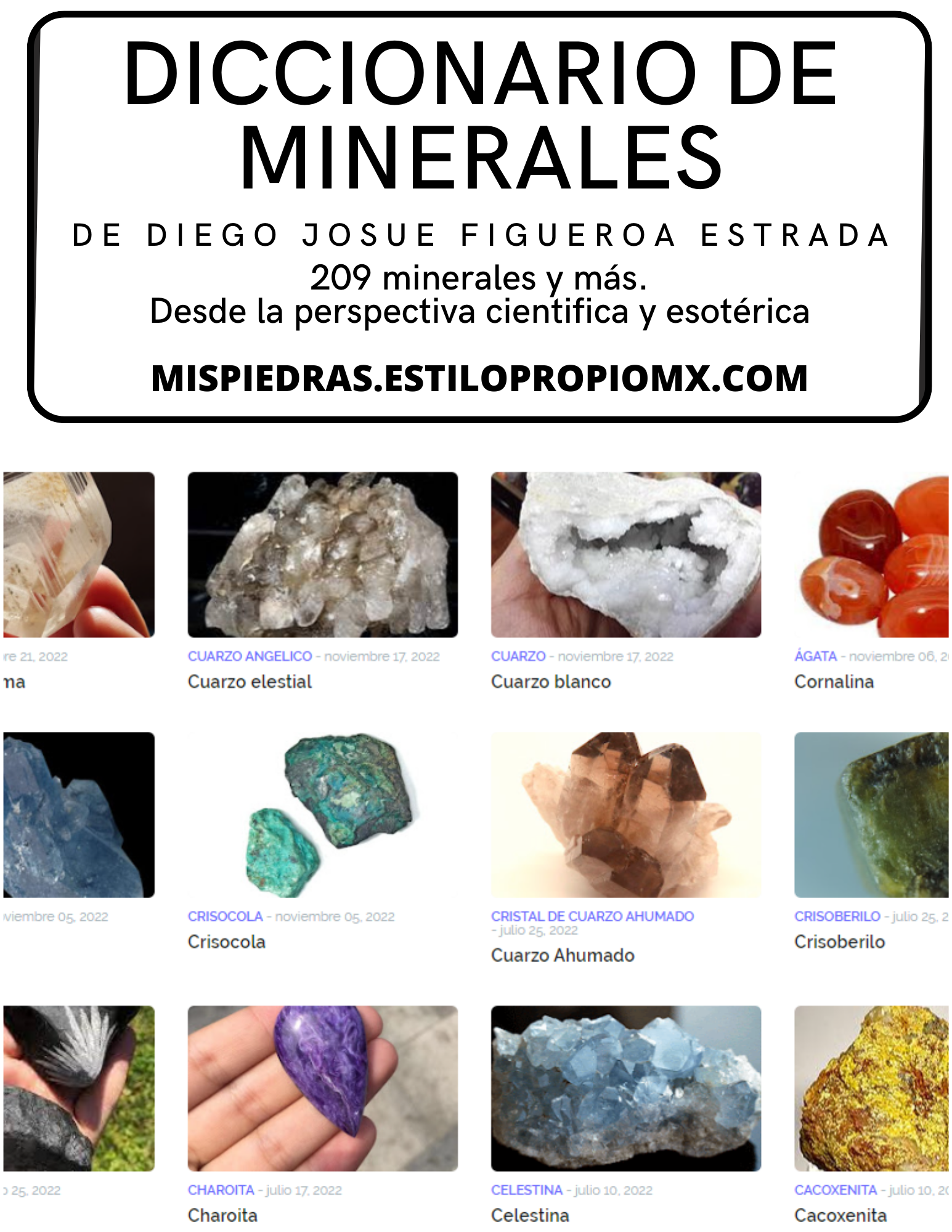 Guía de minerales Fig Est